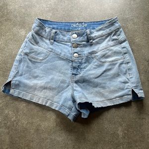 Women’s high waisted jean shorts